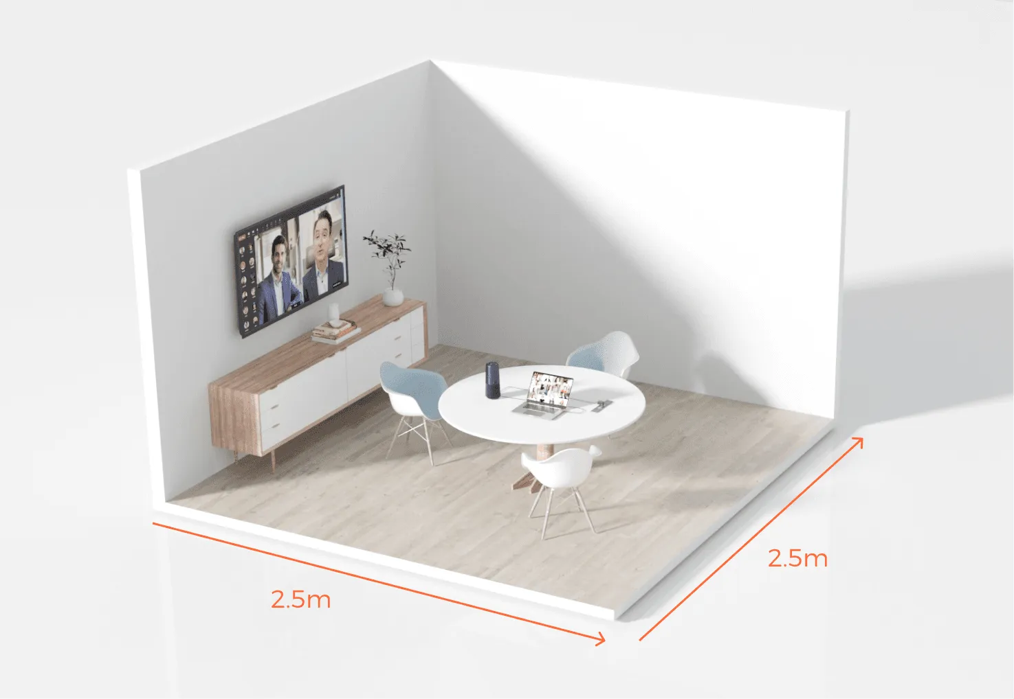 Videokonferenzsystem ideal für Huddle-Raum