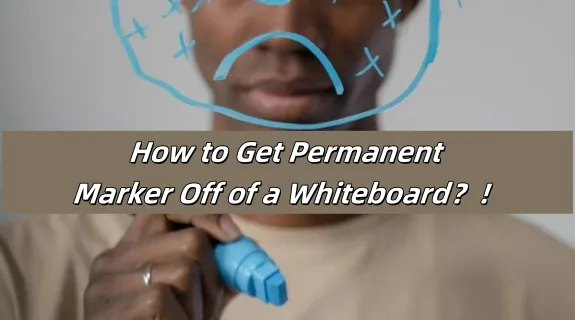 Permanent market on a whiteboard