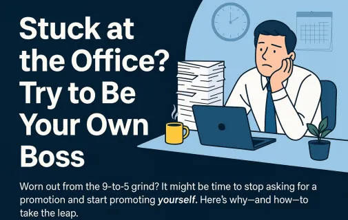 Using computer in office