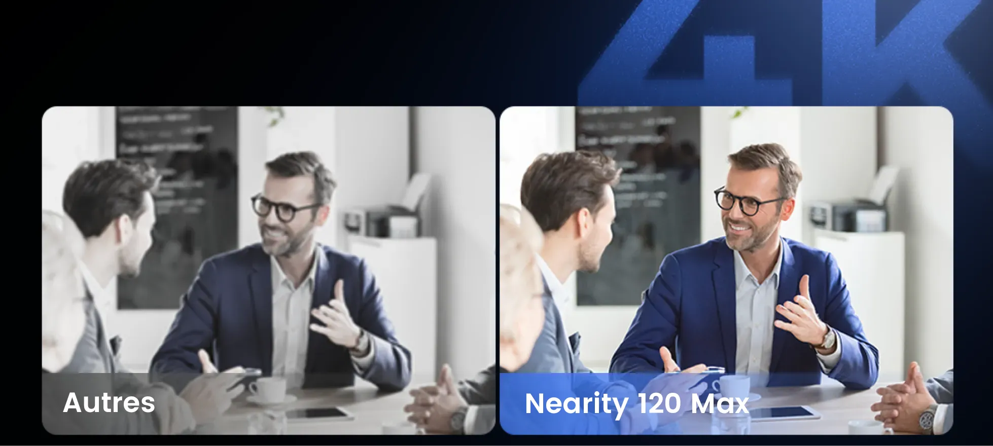 Caméra de conférence Nearity 120 Max pour salle de réunion