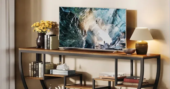 metal TV stand and entertainment centers