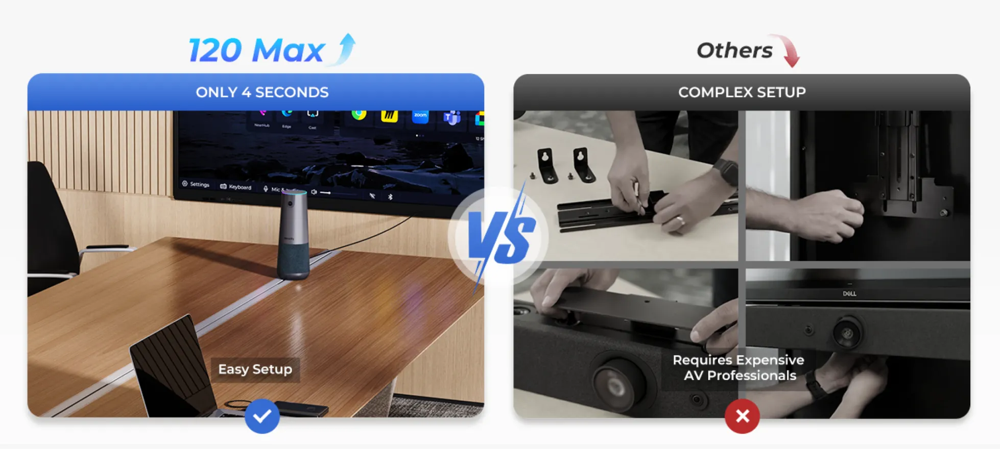 Nearity 120 Max best conference camera  for engineering & construction