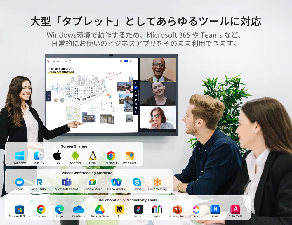 NearHub Board S Pro 業務会議向け電子ホワイトボード