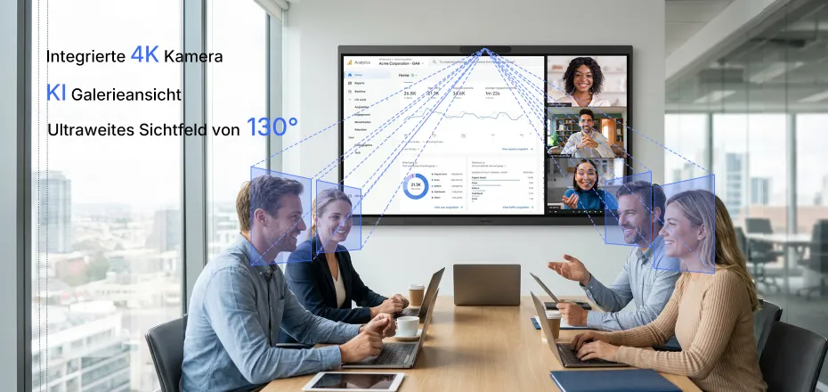 Immersive Hybride Konferenzen mit Jedem Gesicht im Fokuss