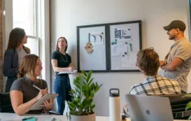 4K hybrid meeting solutions for interial design