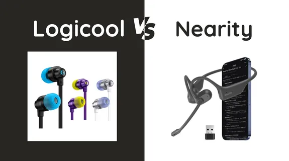 ロジクールイヤホンとNearityの比較