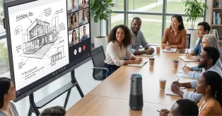 Hybrid parent-teacher meeting with NearHub and Nearity.