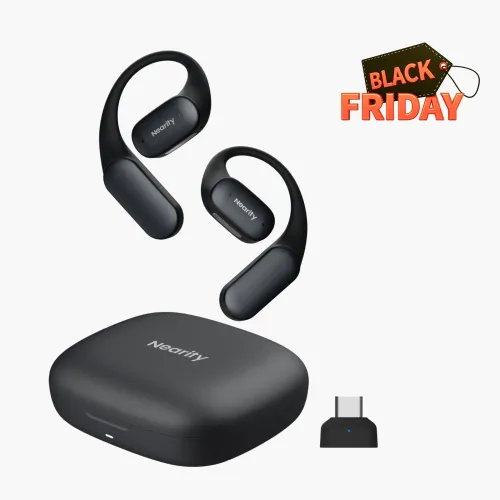 Wireless Open-Ear Earbuds with HiFi 4 DSP & ENC Noise Cancellation