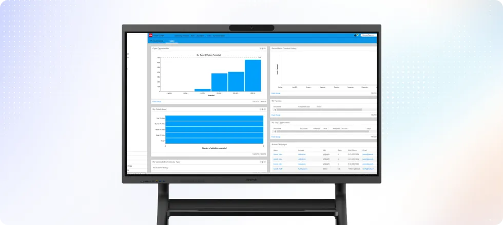 NearHub touch screen interactive panel board for engineering & construction