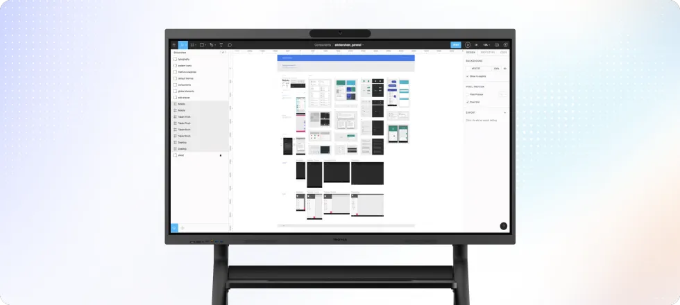 NearHub board S pro smart board for office using Microsoft