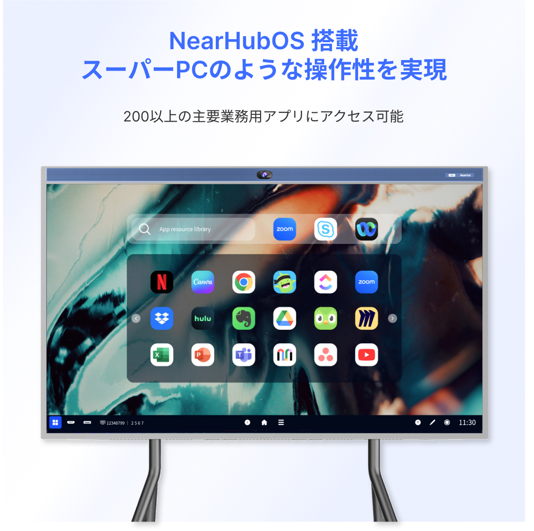 教室向け75インチ インタラクティブスマートボード | NearHub Board