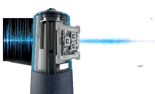 All-in-One Videokonferenzsystem mit ProperClean 2.0 Audiotechnologie