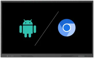 Android/Chromium NearHub touch screen interactive smart board for office