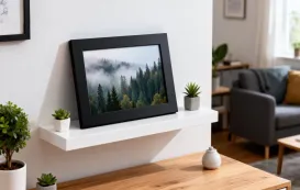 Battery-powered digital photo frames commonly seen at home