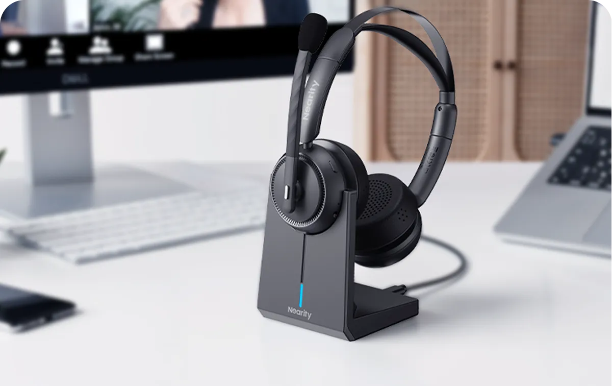 bluetooth noise cancelling headset with mic ep320