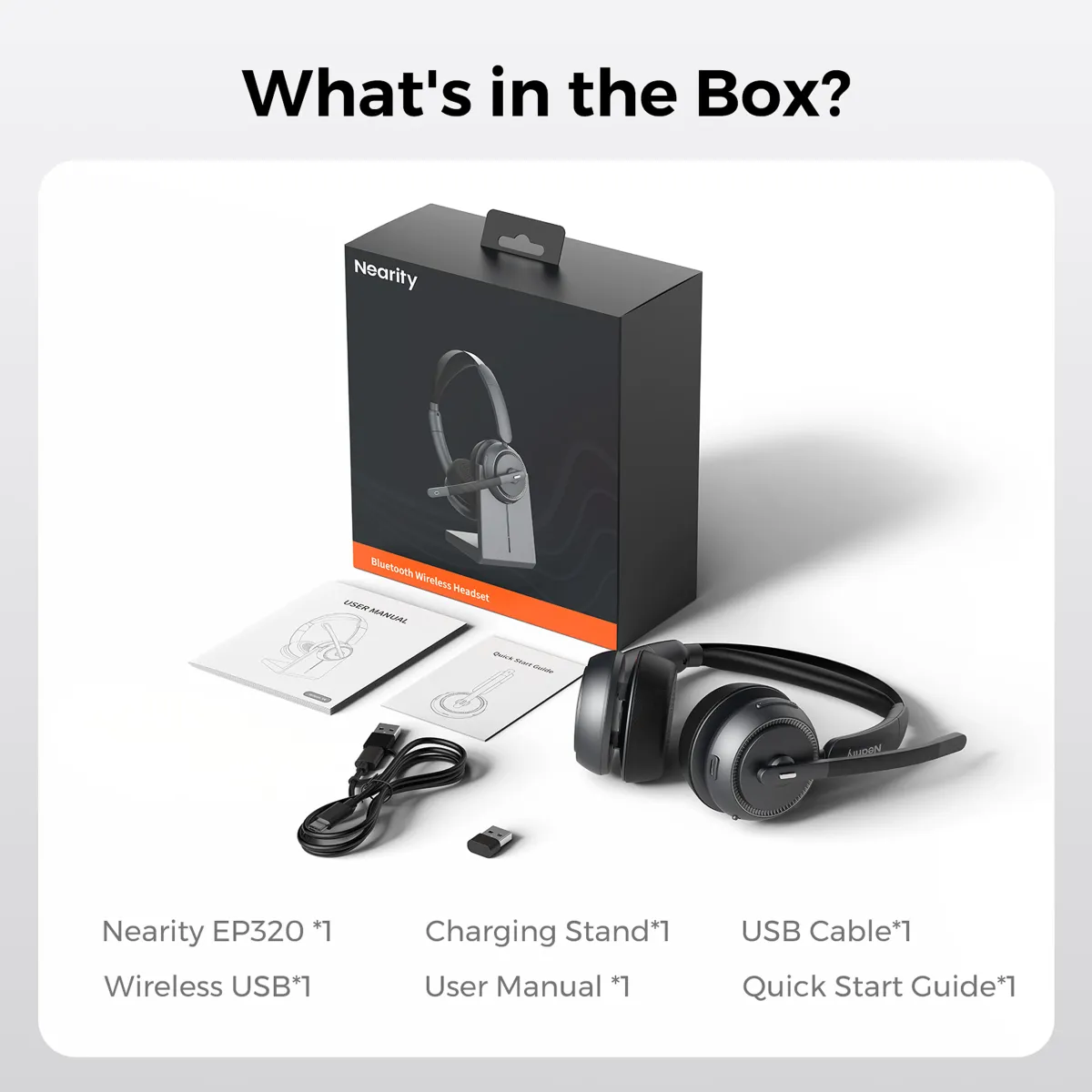 bluetooth noise cancelling headset with mic unboxing