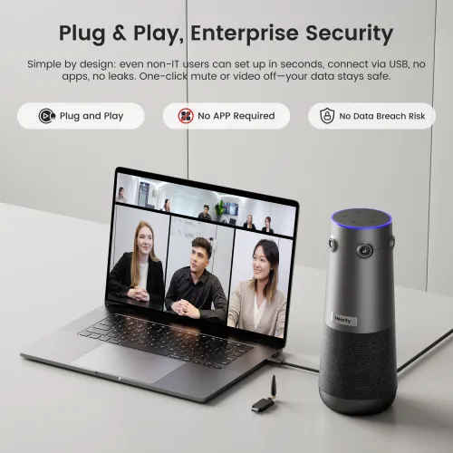 True 4K 360 Video Conferencing Devices Nearity 360 Alien: Wireless