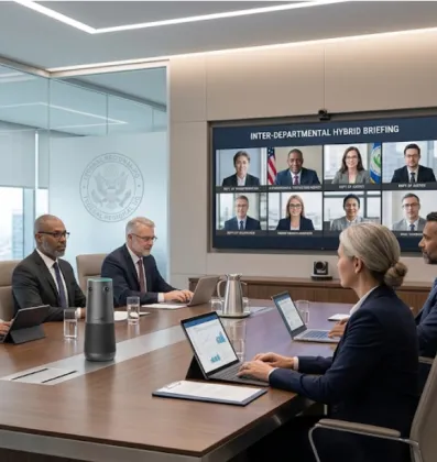 360 Alien video conferencing camera for remote government and public sector communications