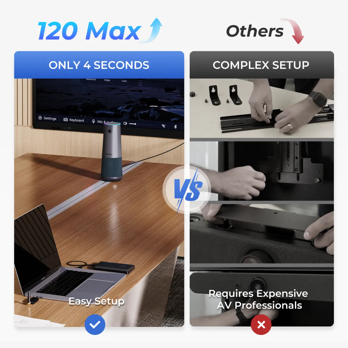 conference camera setup