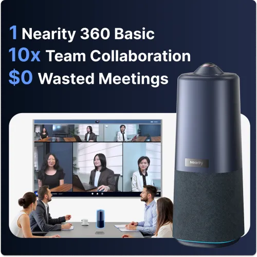 Nearity 360 Basic: 1080P 360 Conference Camera, Video Conferencing