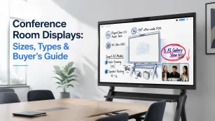 Conference Room Displays: Sizes, Types & Buyer's Guide