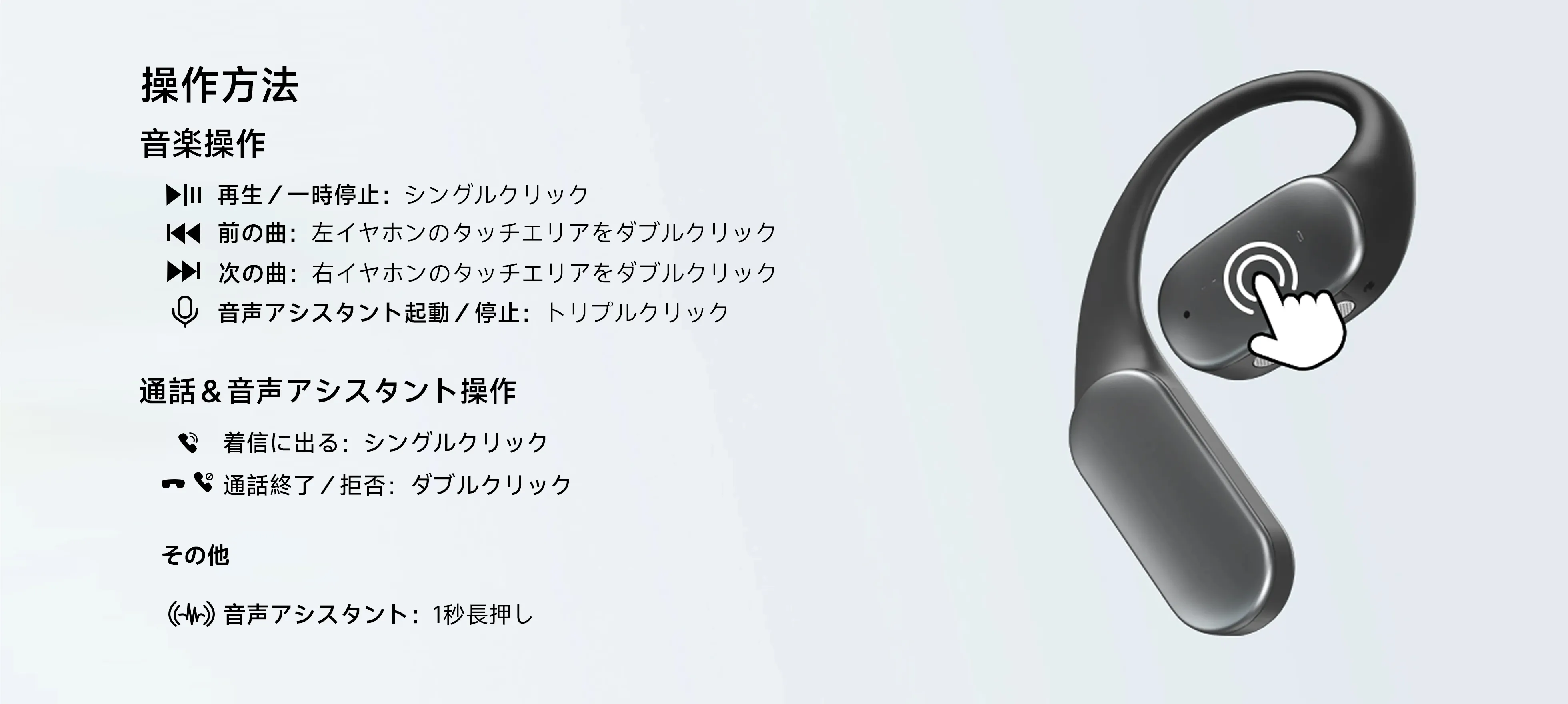 Nearity Open Ear Wireless Earbuds MemPod Fit 2