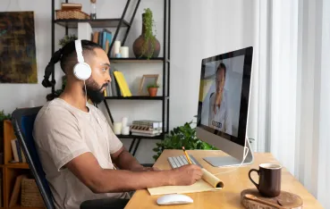 he is thinking which one is the best headset for home office​