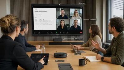 die fuenf bausteine der zoom raum hardware display compute kamera audio und controller