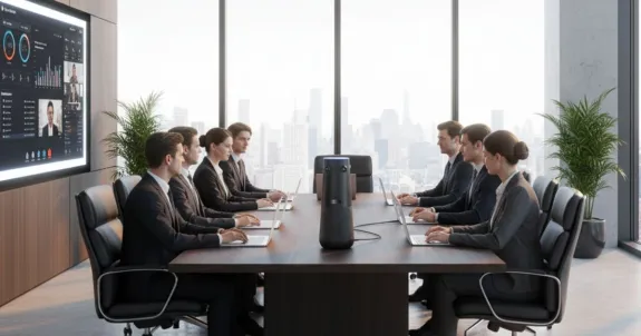 discuss in meeting room