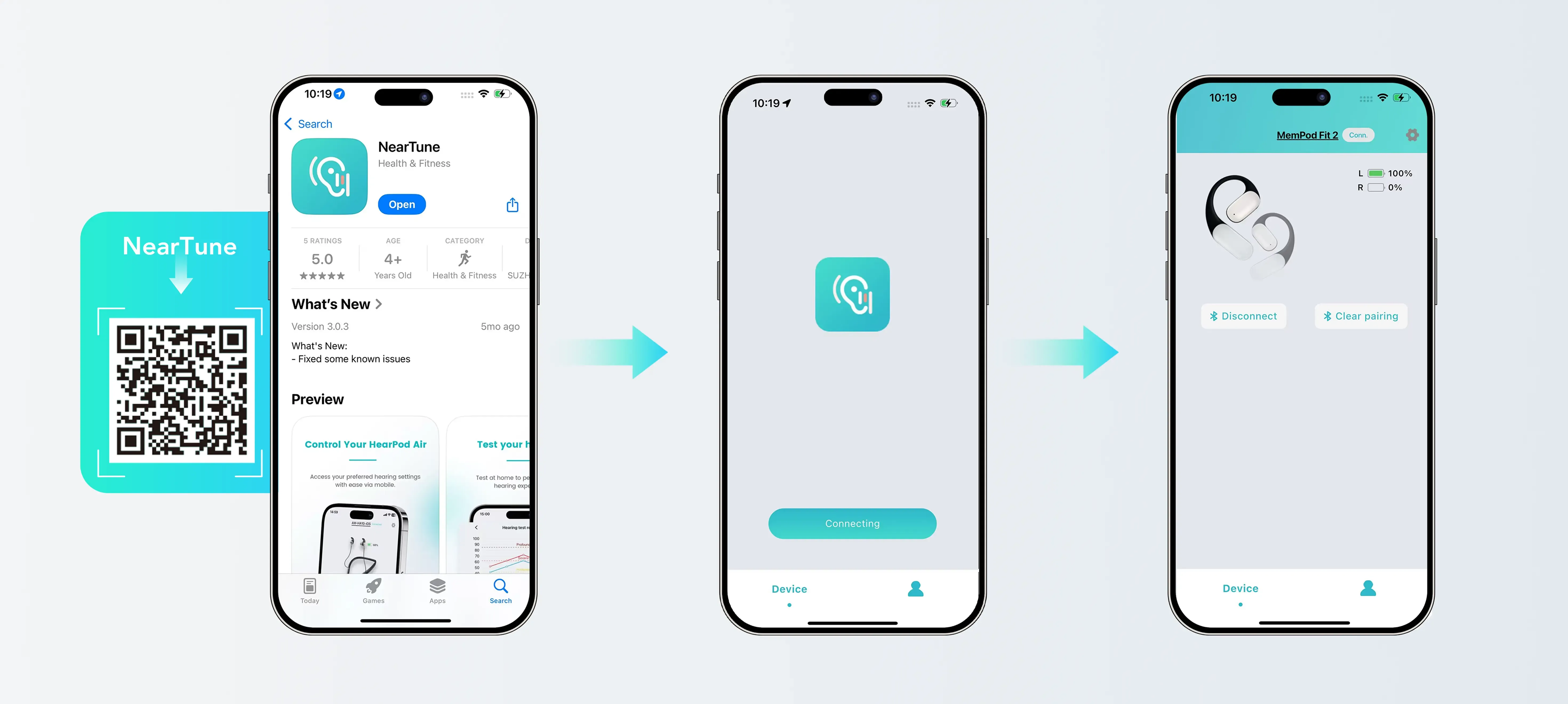 Nearity MemPod Fit 2 the best bluetooth earbuds