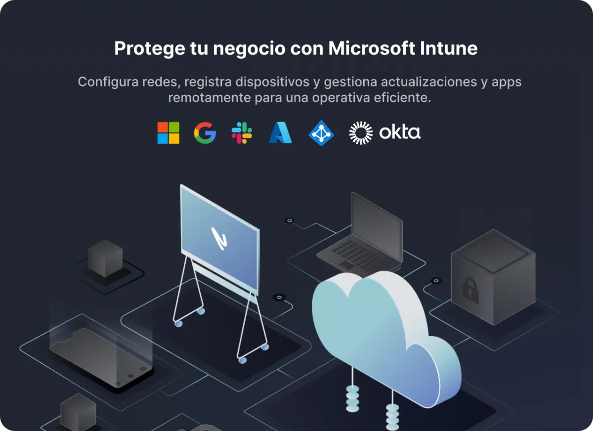 Nearhub Board S pro best smart boards for business with Microsoft Intune