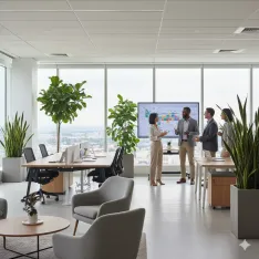 hybrid office smartboard design