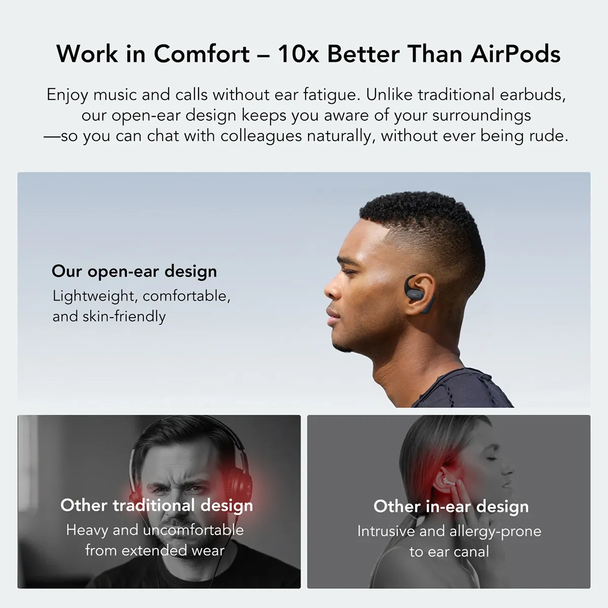 best earbuds for meetings with comfort material