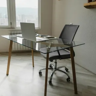 Black ergonomic chair for bad back