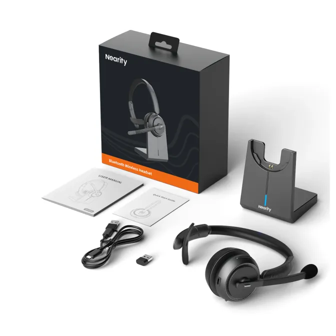 mono bluetooth headset in the box