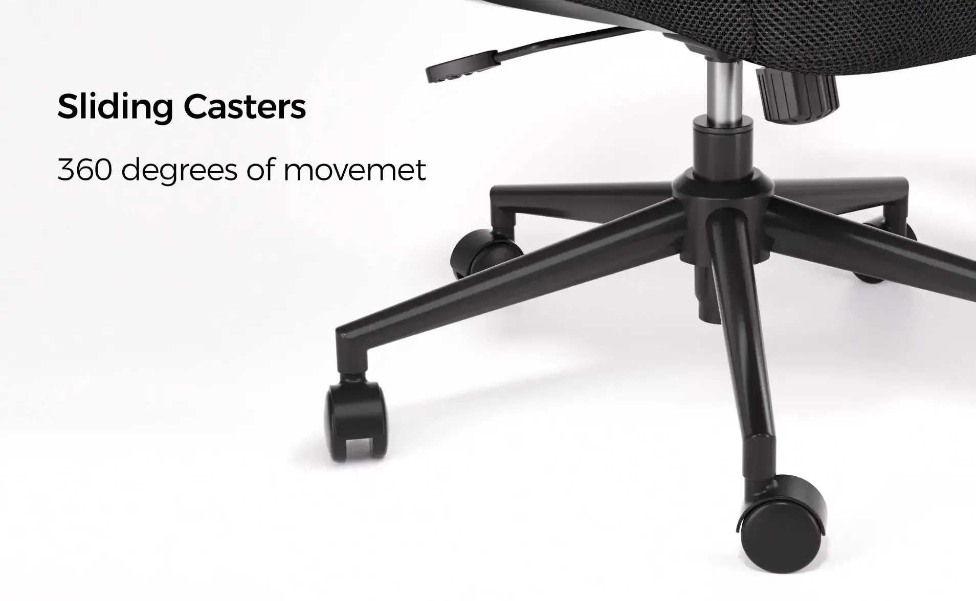 NearHub Ergo EC10 black affordable office chair for petite person