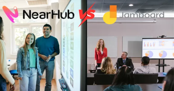 Nearhub vs google jamboard