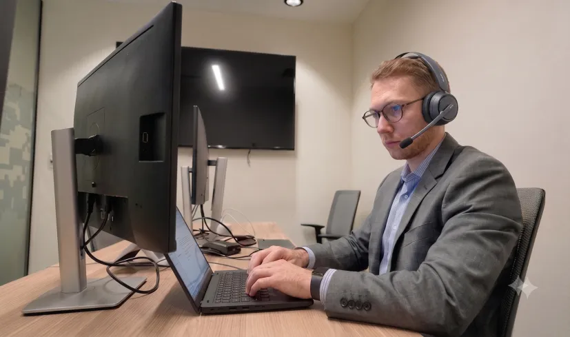 nearity ep320 wireless headset office working environment