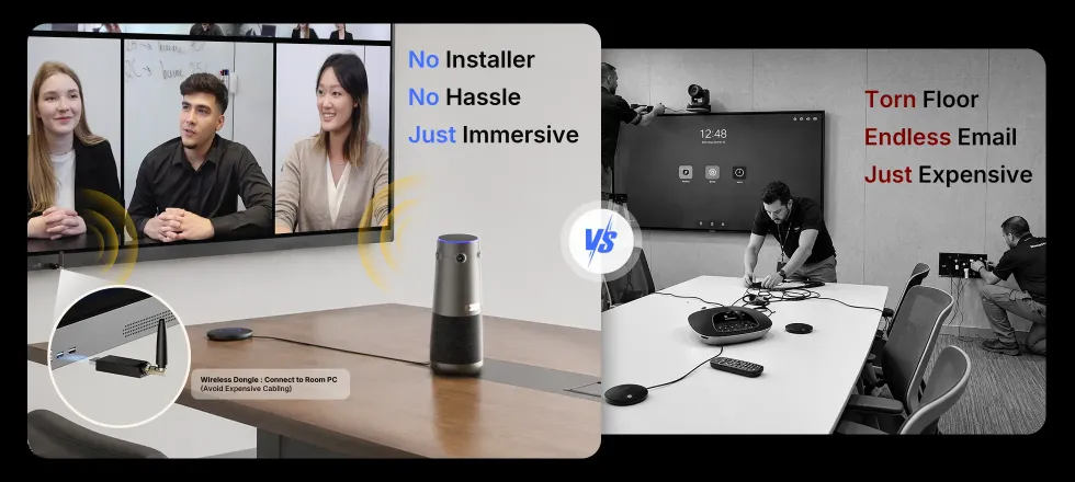 No Hassle. Just Immersive Meetings.