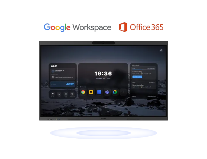 NearHub touch screen whiteboard with seamless UI built for windows power