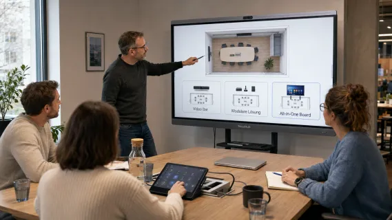 passende videokonferenz hardware fuer jeden konferenzraum