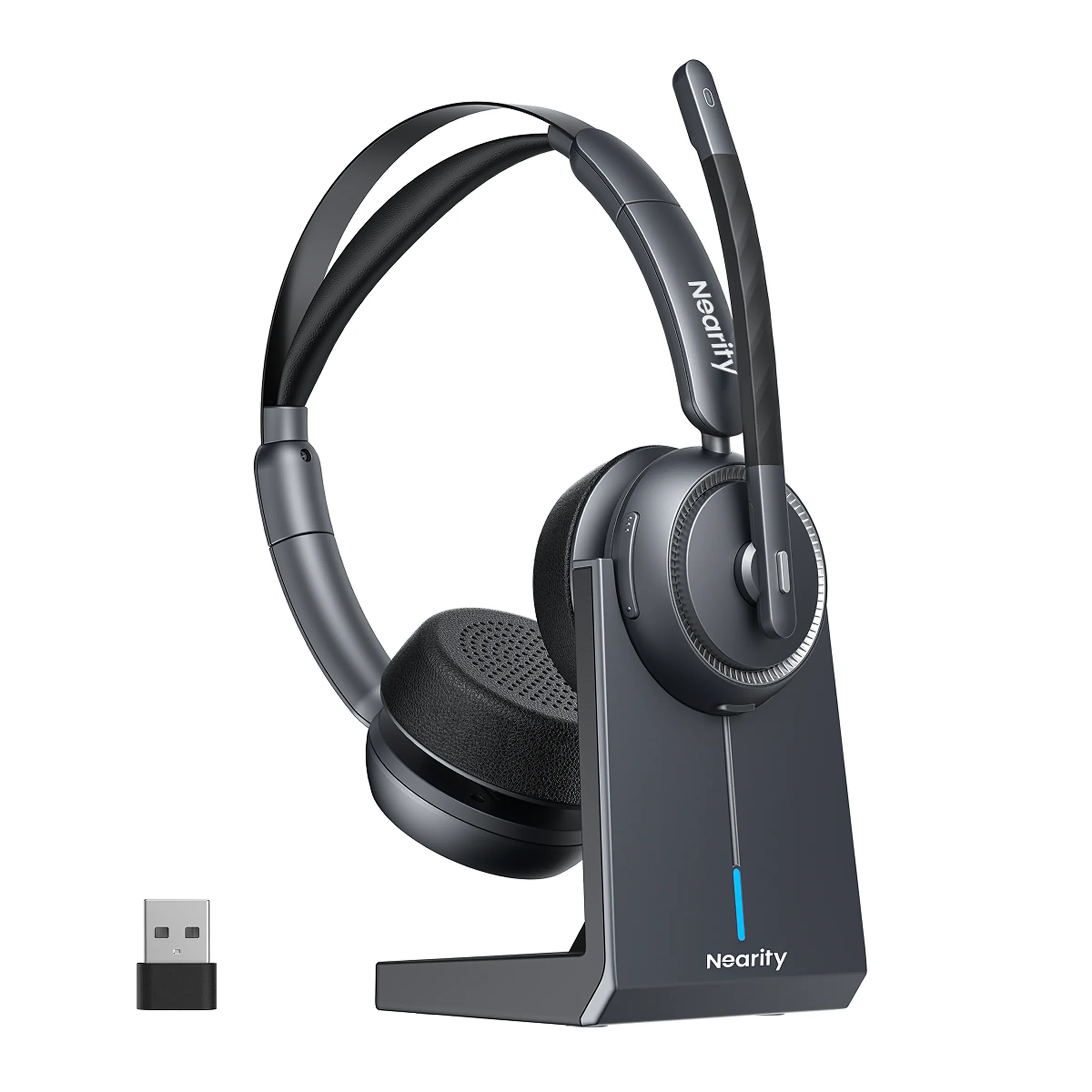 bluetooth noise cancelling headset with mic