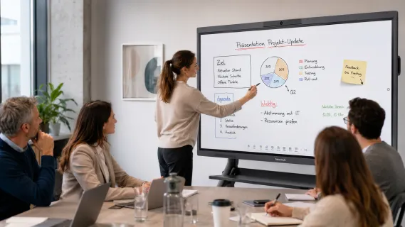 projektplanung interaktives whiteboard