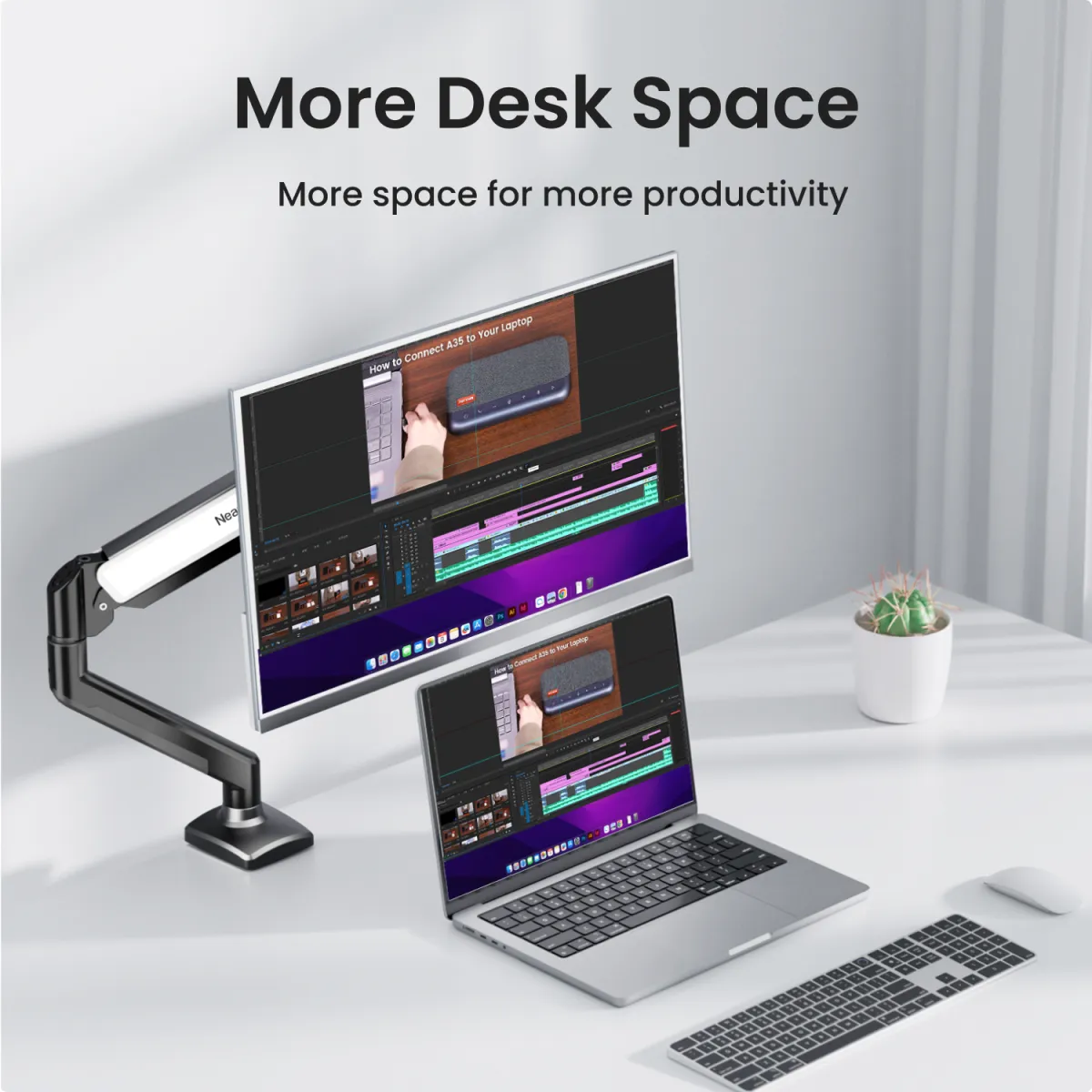 A dual display mount