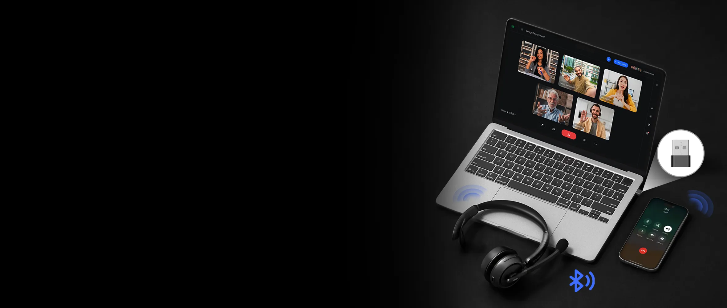 Dedicated Dongle Included & Multi-Mode Connectivity