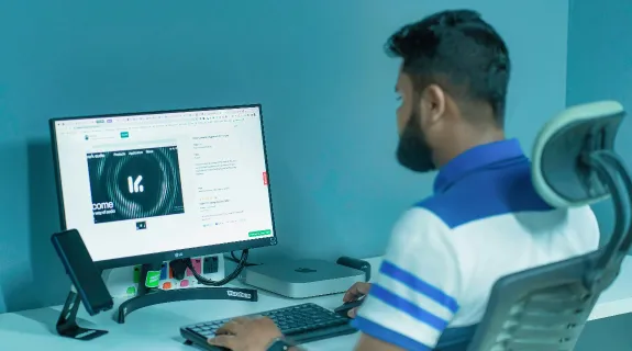 A man sits in the best chair for correct posture