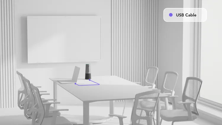 small room with camera connection