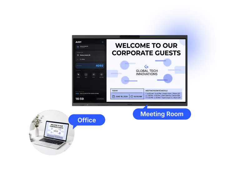 NearHub touch screen whiteboard software and apps free