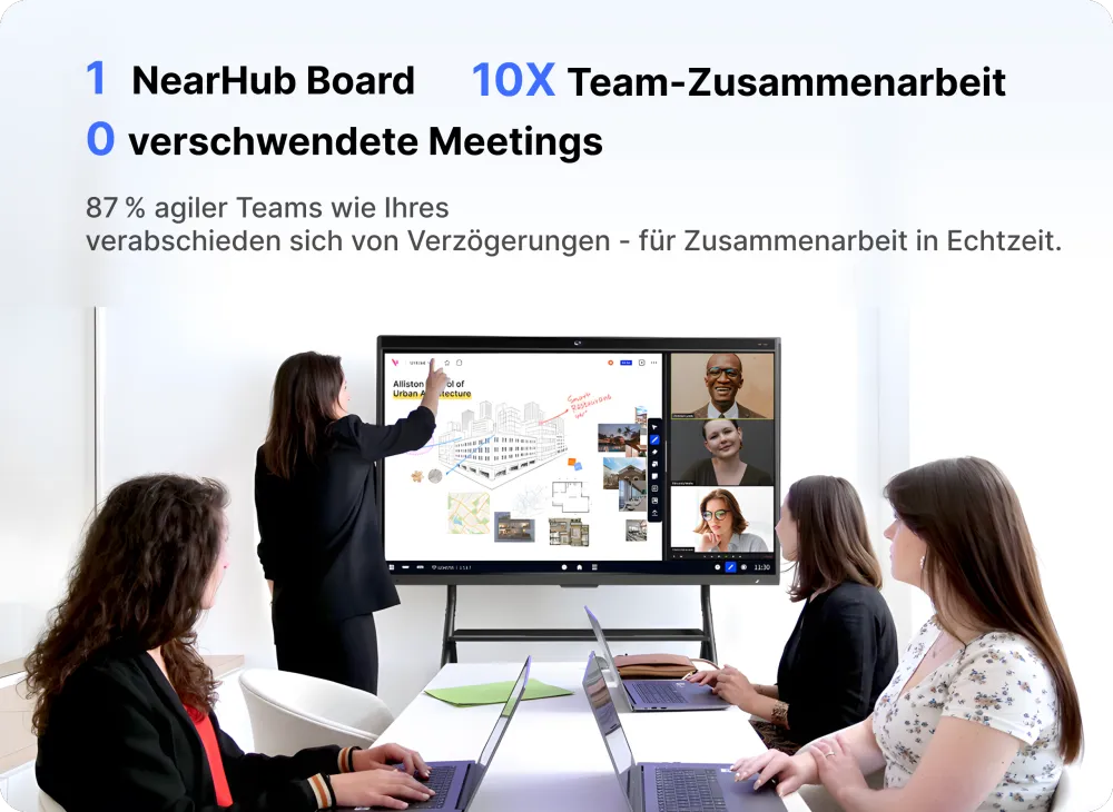 NearHub Board S Pro interaktives digitales Whiteboard für Videokonferenzen