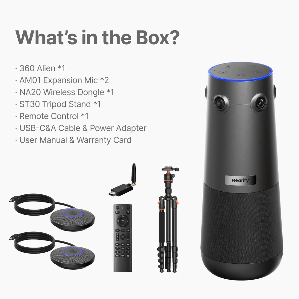 unboxing conference room camera 1